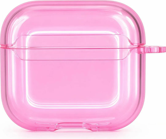 Vivid Holder With Hook in Pink Color for Apple AirPods 1 / AirPods 2