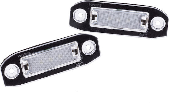 Einparts Φώτα Πινακίδας LED Volvo S80 2τμχ