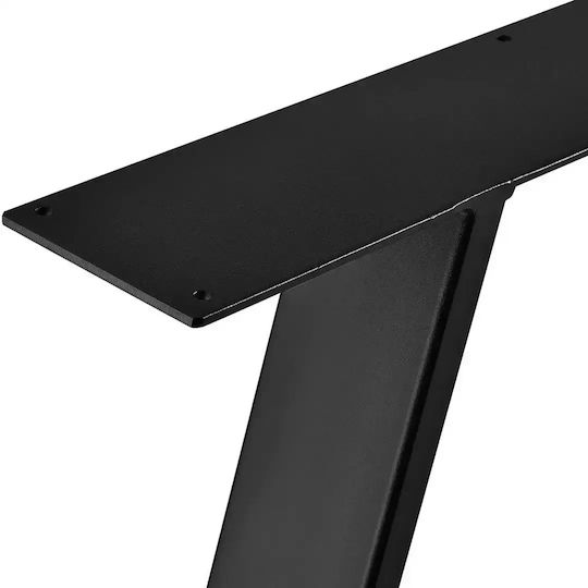Stand De Masă Metalic Negru 50x72cm