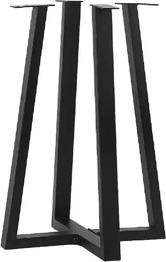 Stand De Masă Metalic Negru 50x72cm