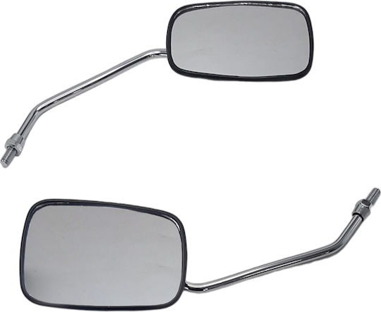 Motorcycle Mirrors for Honda GLX 2pcs Black