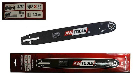 AWTools AW80050 Kettensägeblatt & Kette Set 35cm (14")
