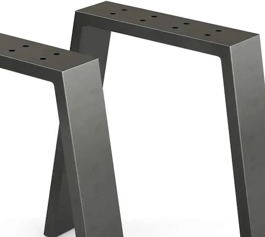 Picior Metalic de Mobilier 2 Buc 30 Cm Maro