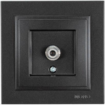 Eurolamp Priză antenă satelit Aerian în culoarea Negru 152-10345