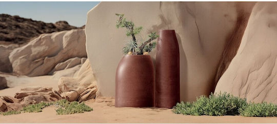 Ethick Γλάστρα Πήλινη Sand 30x30x90εκ.