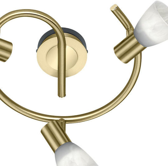 Trio Lighting Levisto Triple Spot with Socket E14 in Yellow Color