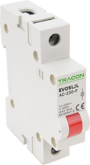Tracon Electric Single Panel Indicator Red Light