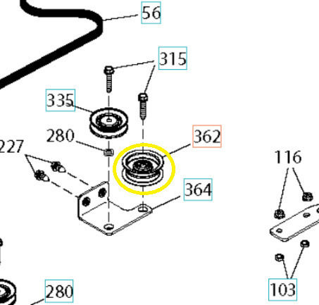 Knife Pulley Cth224t 583512101