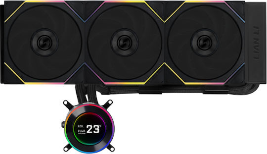 Lian Li Hydroshift II LCD-C 360TL Flex Υδρόψυξη AIO CPU με 3 Ανεμιστήρες 120mm και RGB Φωτισμό
