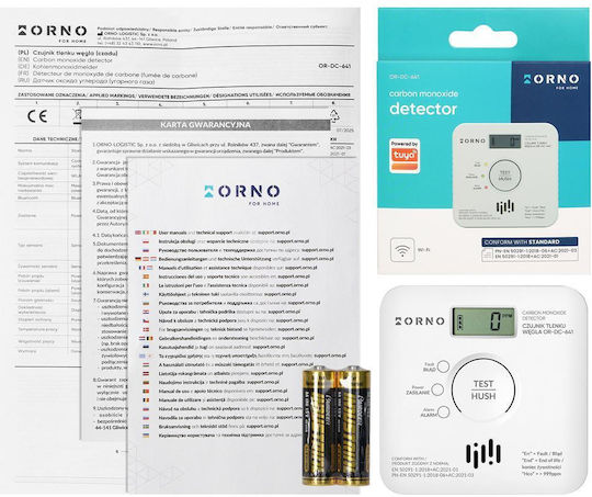 Orno Detector Autonom de Monoxid de Carbon CO Wi-Fi