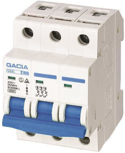 Gacia Siguranță automată 20A Tripolară AC 500-43023