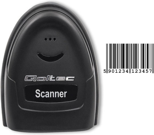 Qoltec Scanner Χειρός Ενσύρματο με Δυνατότητα Ανάγνωσης 1D Barcodes