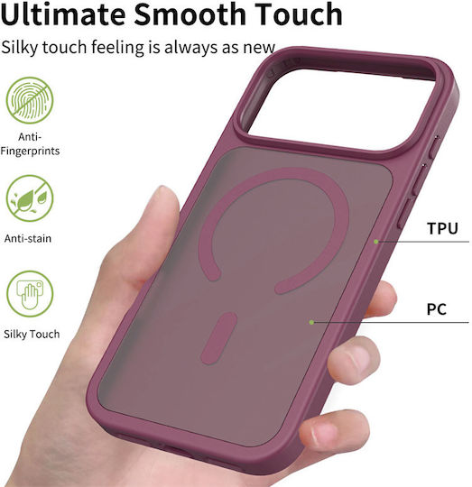 Orso Husă Clasică Hybrid Back Cover Plastic Violet Xiaomi 17 Pro Max