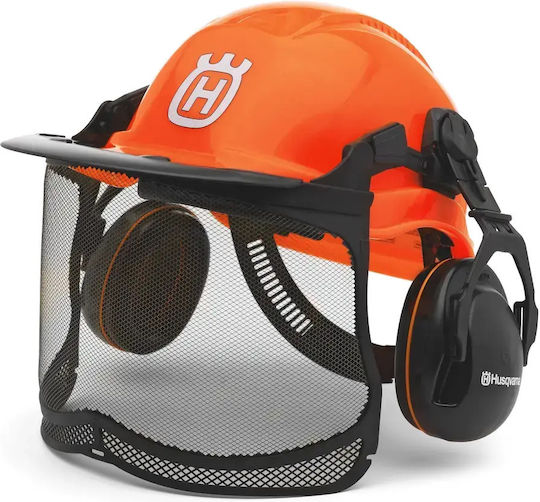 Husqvarna Forest Căștile De Lucru Pentru Șantier De Construcții Cu Dopuri De Urechi Portocalii