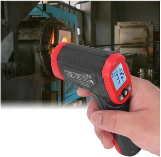 Habotest HT641B Infrarot- und Laserthermometer Für Temperaturen Von 0°C Bis 600°C Mit Verhältnis Von Abstand Zum Ziel 12:1
