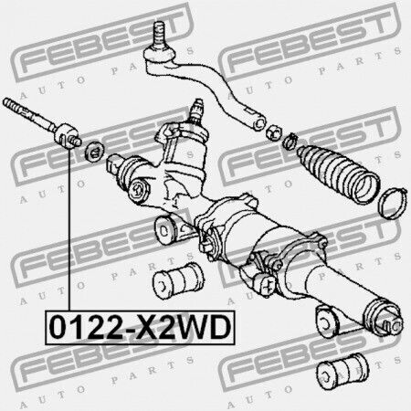 Ράβδος Τιμονιού Toyota Crown Grs182 2004.11-2008.02 Gr 45503-30070