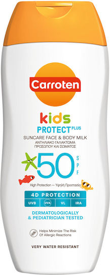 Carroten Emulsie de protecție solară pentru copii Waterproof SPF50 200ml