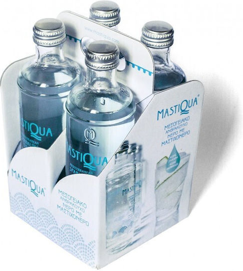 Mastiqua Mastiqua Kohlensäurehaltiges Flaschenwasser in Glas 4x0,33l