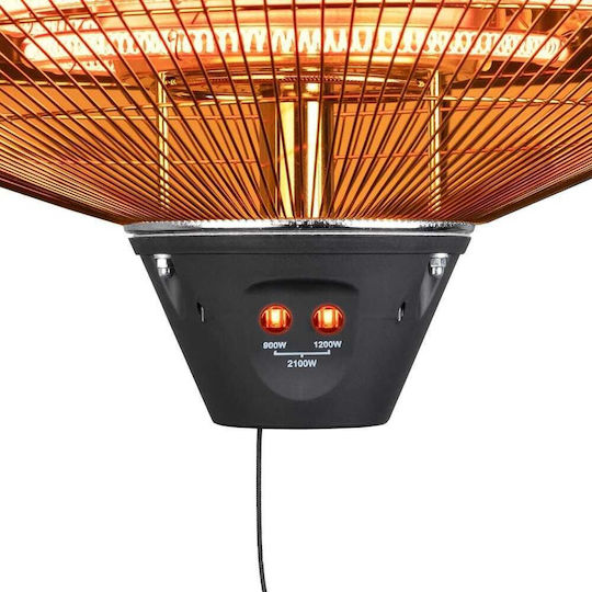 Eurom Elektrische Außenheizung mit Leistung 2,1 kW
