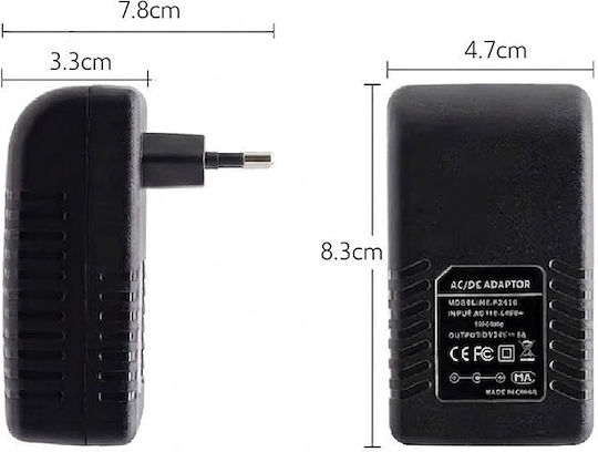E Zy.Net HX-P2410 PoE+ Injector