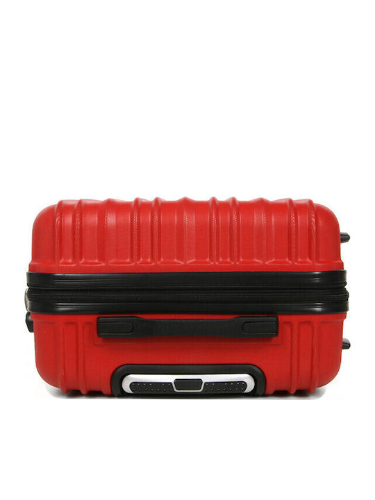 WORLDLINE Valiză de Călătorie de Cabină Dură Roșie Înălțime 55 cm