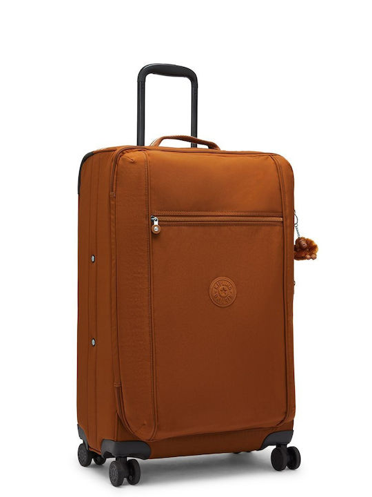 Kipling Valiză Mare De Călătorie Mokka Cu Înălțimea 72 Cm