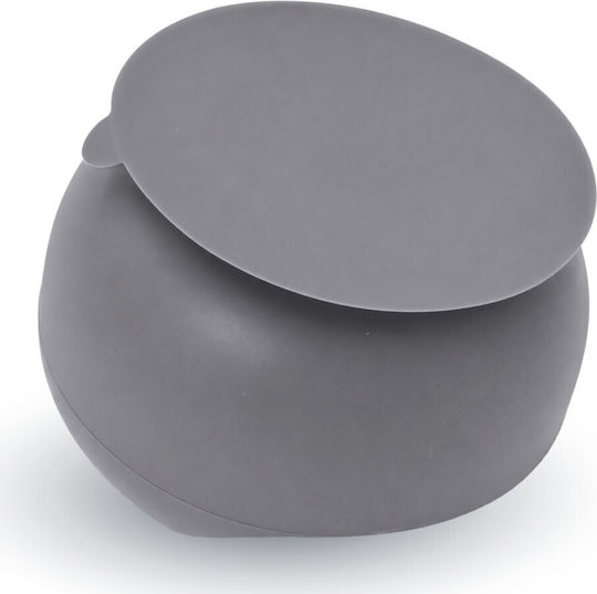 Bocioland Bol pentru copii pentru mâncare din silicon gri