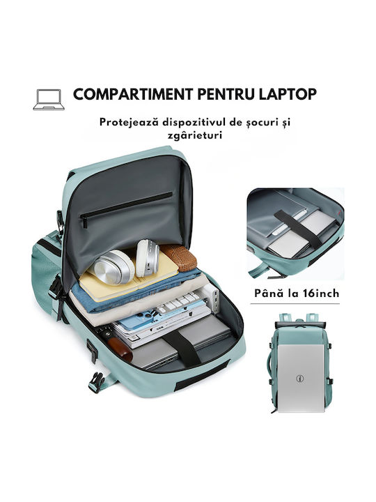 Backpack Αδιάβροχο 40lt Τιρκουάζ