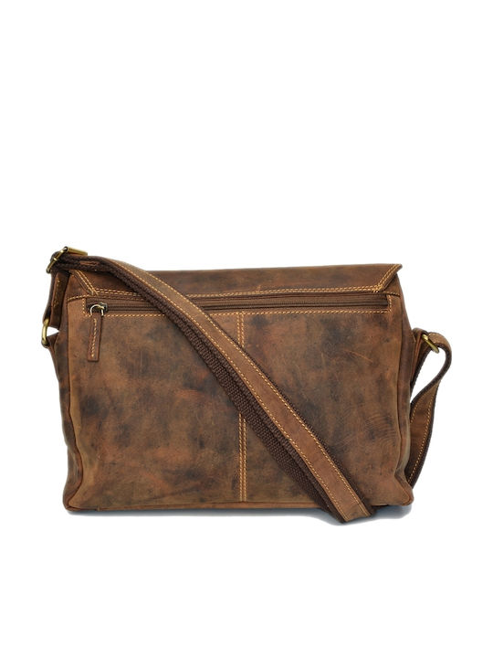 Geantă bărbătească de Umăr / Crossbody din Piele Bej