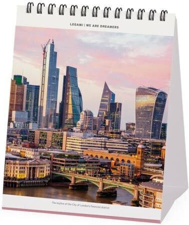 Legami Milano London Ημερήσιο Επιτραπέζιο Ημερολόγιο 2027 12x14.5εκ.