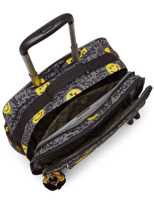 Kipling Storia Ученическа Раница Куфар Сива 40.5 x 20 x 45см