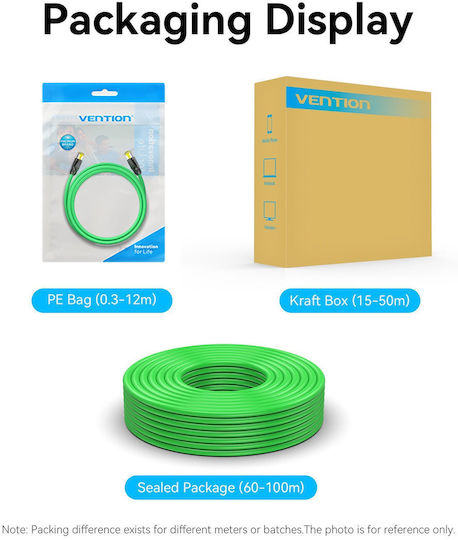 Vention Network Cable Cat6a Sftp Anti-vibration Industrial Flexible 1.5m Ibygg
