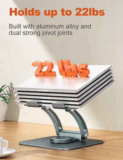 Tounee Stand de susținere pentru laptop până la 17" Gri B0B312SMS4
