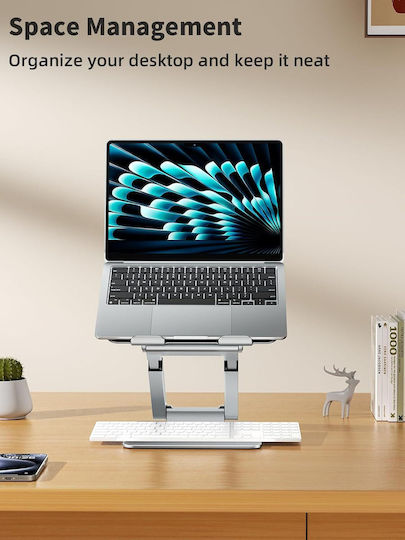 Tounee Stand de susținere pentru laptop până la 17" Argintiu B09WJXH7W6