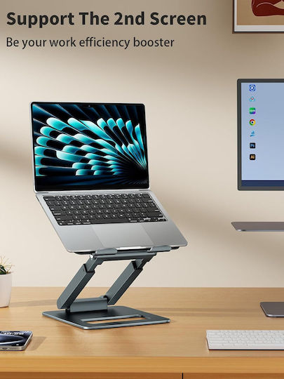 Tounee Stand de susținere pentru laptop până la 17" gri B09WJTPPS3