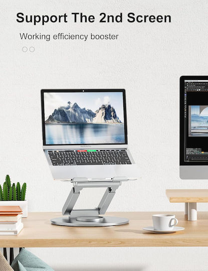 Tounee Stand de susținere pentru laptop până la 17" Argintiu B09Y8LN3GL