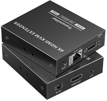 Lenkeng Kvm Hdmi Extender Over Ethernet 4k60hz 70m Loop Poc Lkv565kvm-p