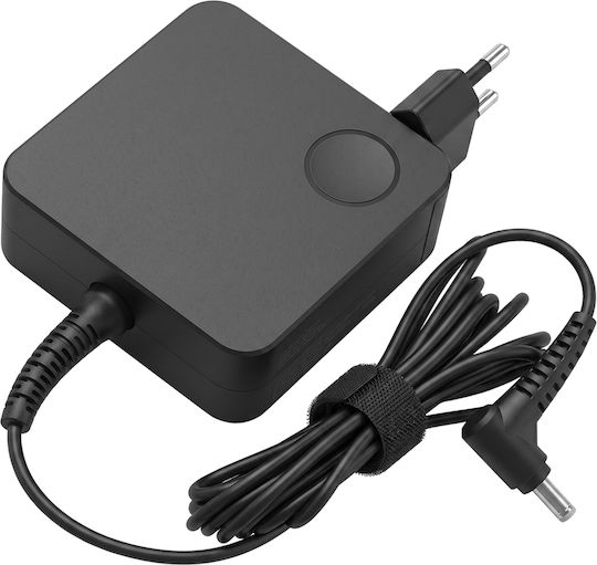 Avizar 65w Mains Charger Lenovo Laptop Angled Connector 1.8m Black