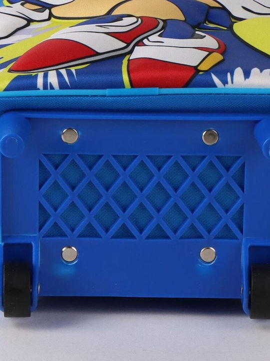 Cerda Sonic The Hedgehog Σχολική Τσάντα Τρόλεϊ Νηπιαγωγείου