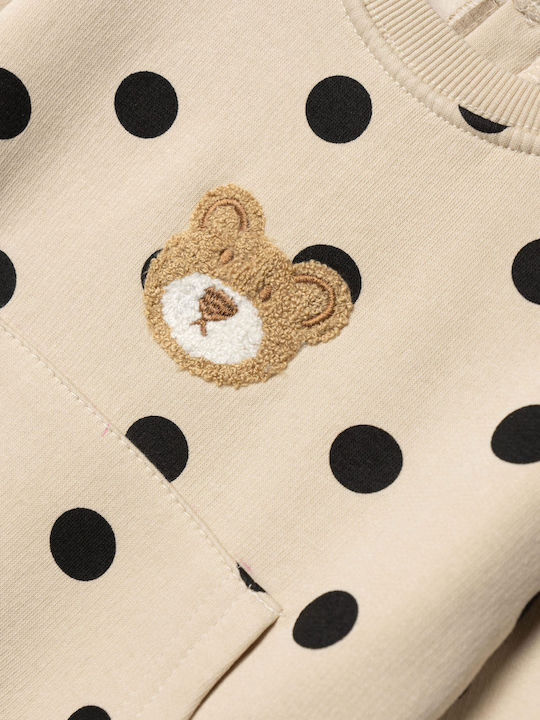 Funky Sweatpants Set Beige