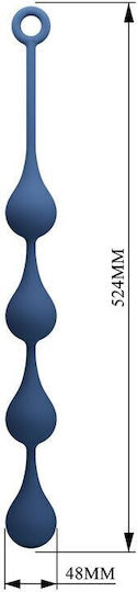 Mr Play Anal Perlen XLarge Blau