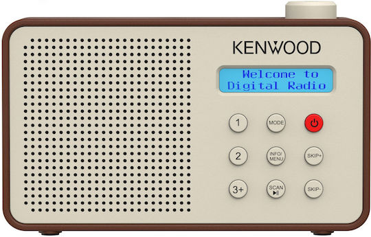 Kenwood CR-M25DAB Portable Electric Radio DAB+ Brown
