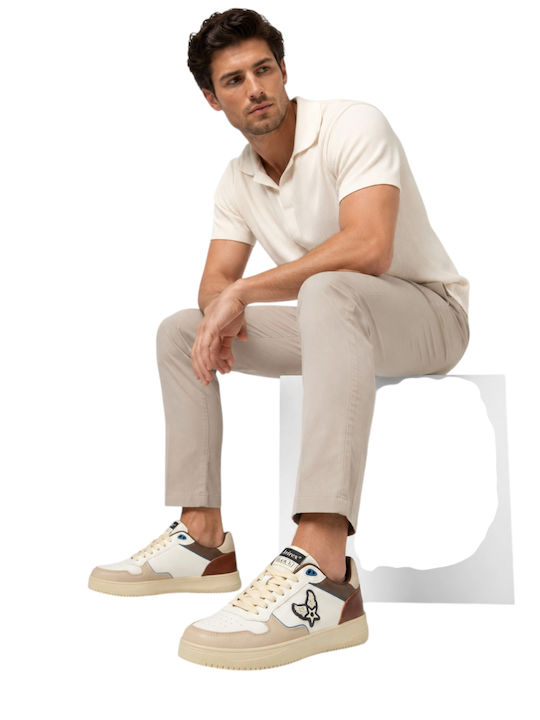 Ανδρικά Sneakers Λευκό / Καφε