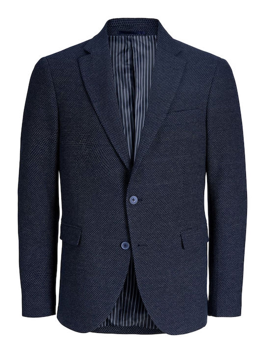 Sacou bărbătesc cu croială slim Dark Navy
