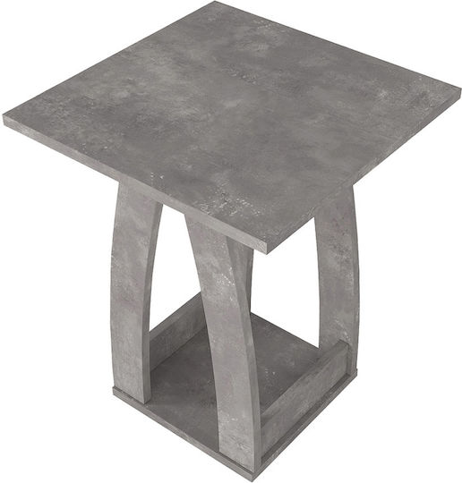 Deros Wooden Grey Bedside Table 45x45x56cm