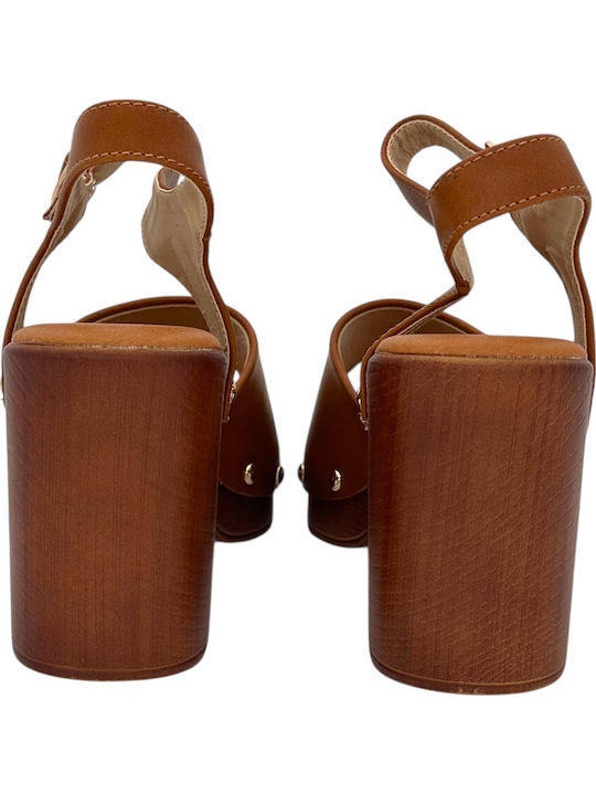 Damen Sandalen Braun