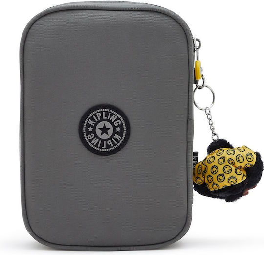 Kipling 100 Stifte Federmäppchen Grau