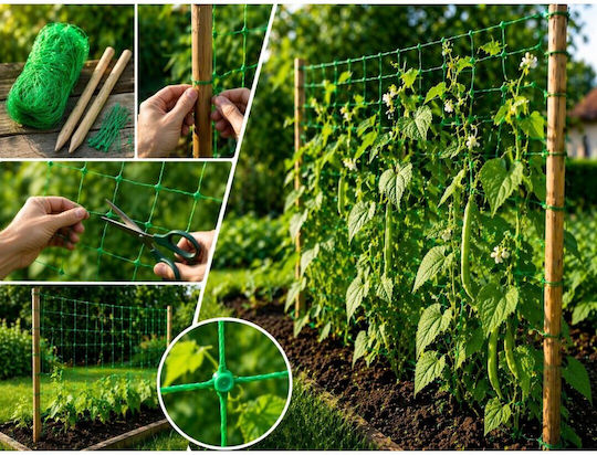 Climbing Support Net For Plants 2x5m Perfect Support