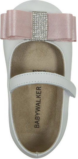 Babywalker Babywalker Taufschuhe Für Mädchen Aus Leder Ecru