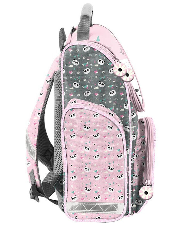 Paso Schulranzen Rucksack Grundschule mit Flaschenhalter Rosa 28 x 15 x 36cm